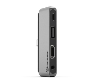 ALOGIC USB- C Anchor 4 In 1 HDMI Hub - USB-A (USB 2.0), USB-C (PD 60W), 3.5mm Audio Jack, HDMI 4K@30Hz