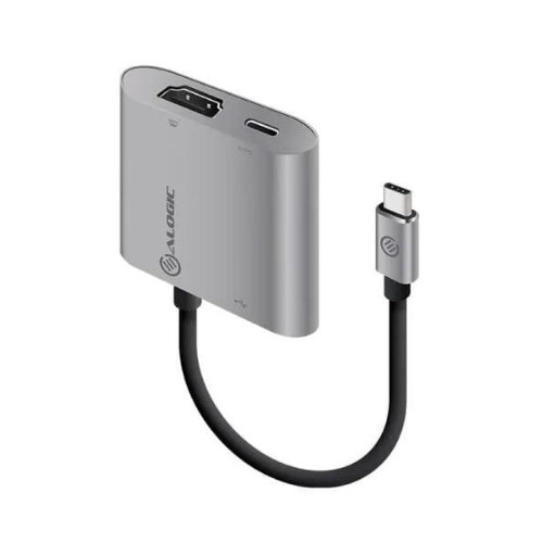 ALOGIC USB-C MultiPort Adapter with HDMI 4K/USB 3.0/USB-C with Power Delivery (60W) - Space Grey
